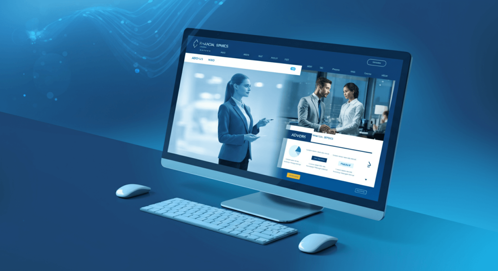 website design for financial services