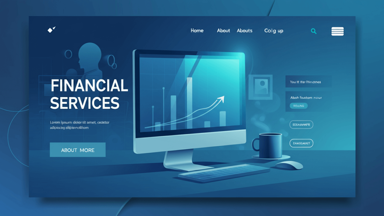 website design for financial services