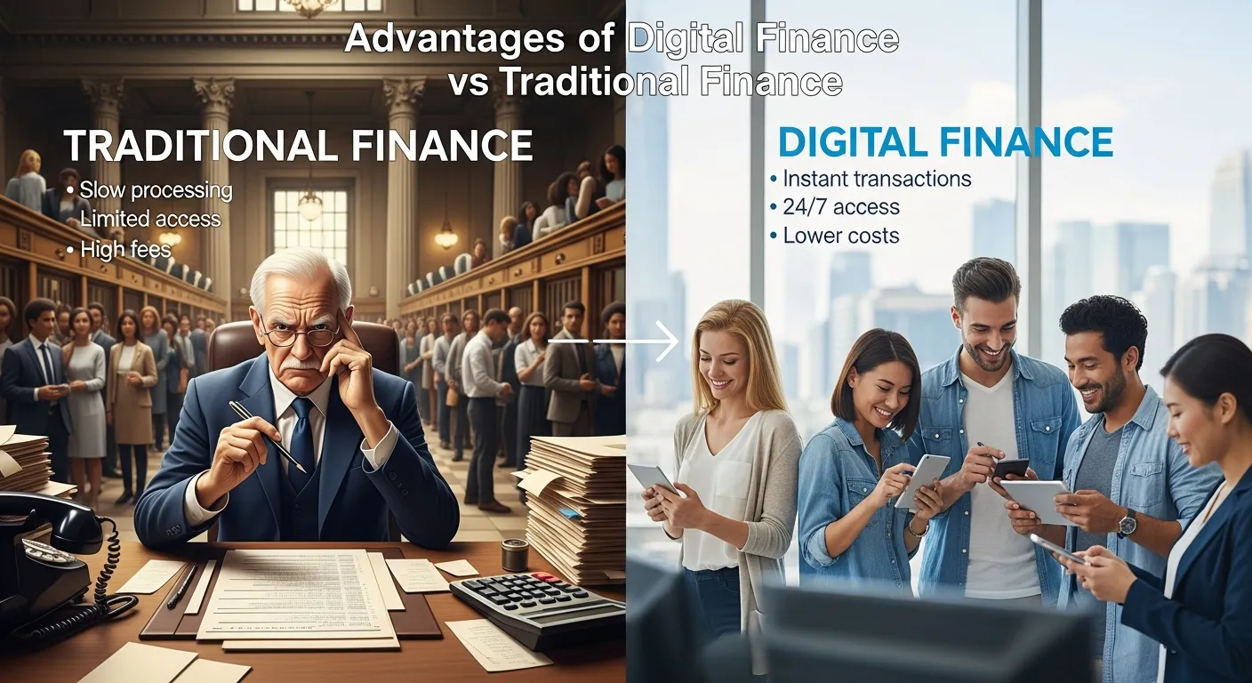 Digital Finance vs Traditional Finance