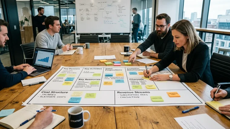 example of a business canvas model
